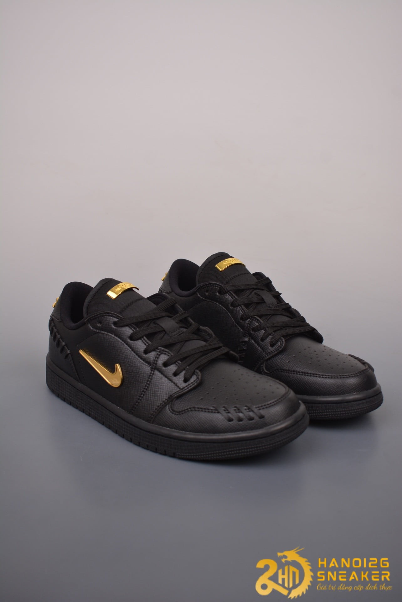 Giày Jordan 1 Low Method Of Make Black Metallic Gold (1)