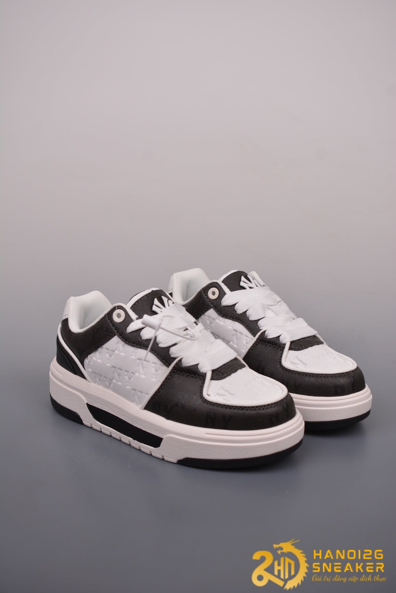 Giày MLB Chunky Liner Low Monogram NY Panda (1)