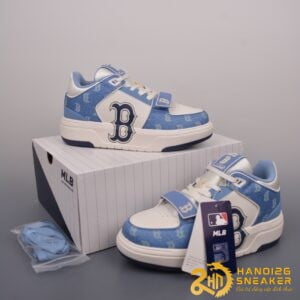 Giày MLB Chunky Liner Mid Denim Boston Red Sox D-Blue