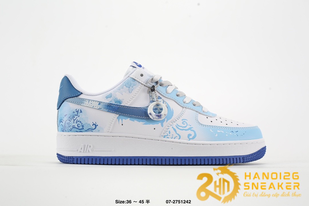 Giày Nike Air Force 1 07 Celestial Blue Watercolor (1)