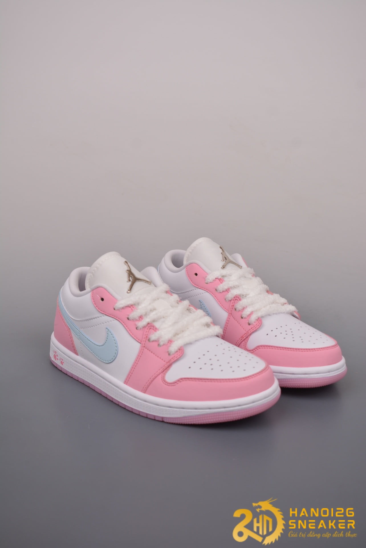Giày Nike Air Jordan 1 Low SE Paw Print Pink Foam (1)