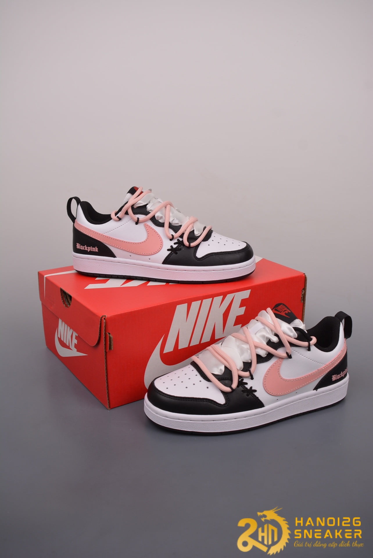 Giày Nike Court Borough Low 2 FZBB Black Pink