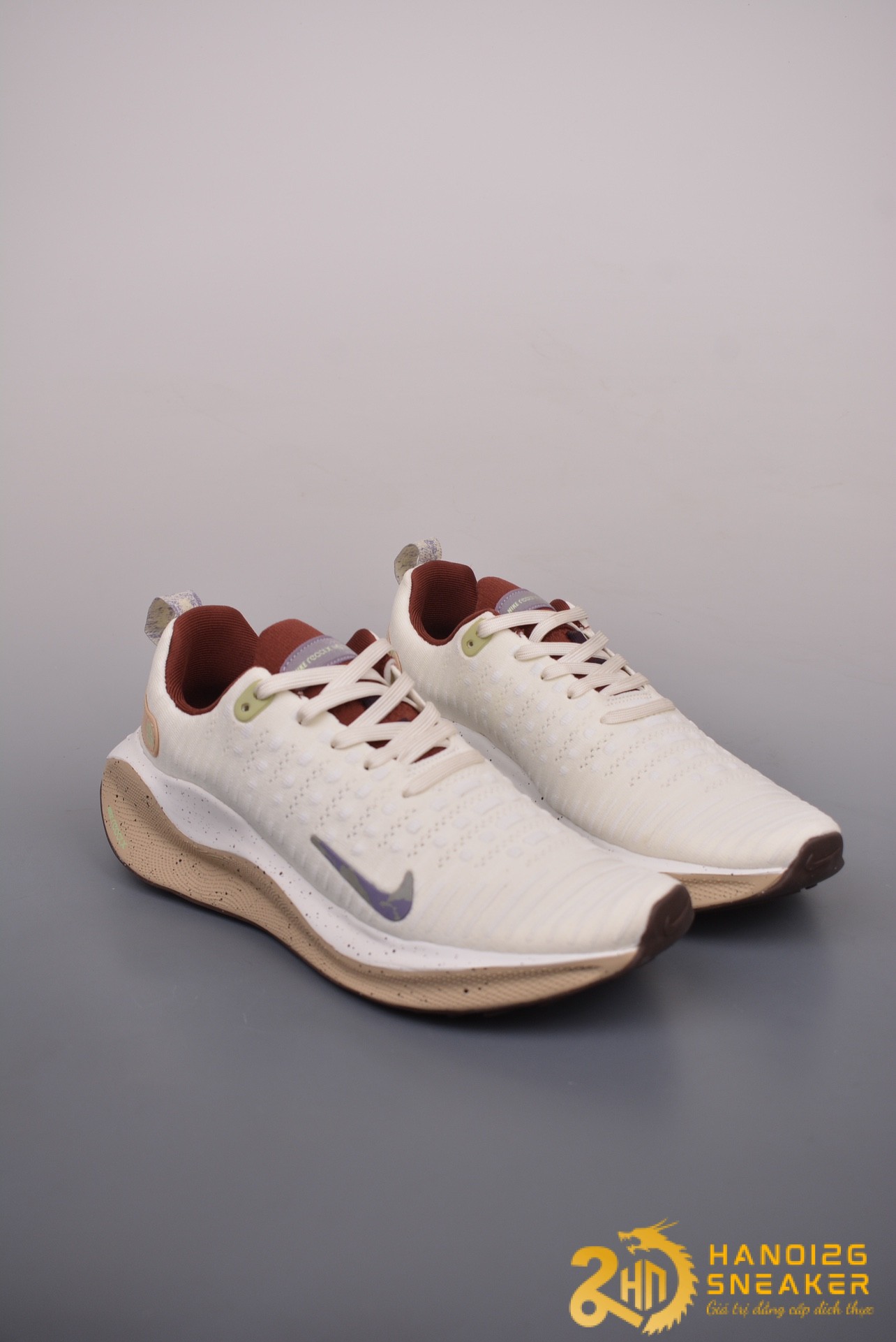 Giày Nike React Infinity Run Flyknit 4 Sail White Tan (1)