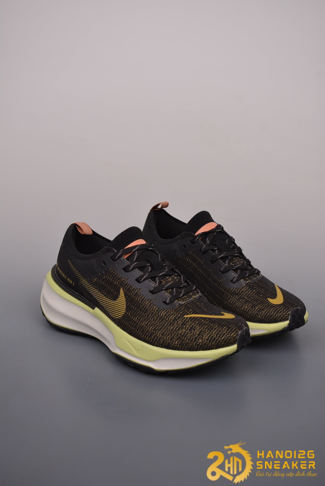 Giày Nike Zoom Invincible 3 Black Amber Brown (1)