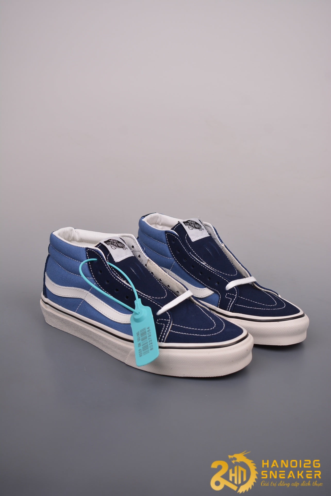 Giày Vans SK8 Mid Reissue Dark Blue Grey VN0A391F5TU (1)