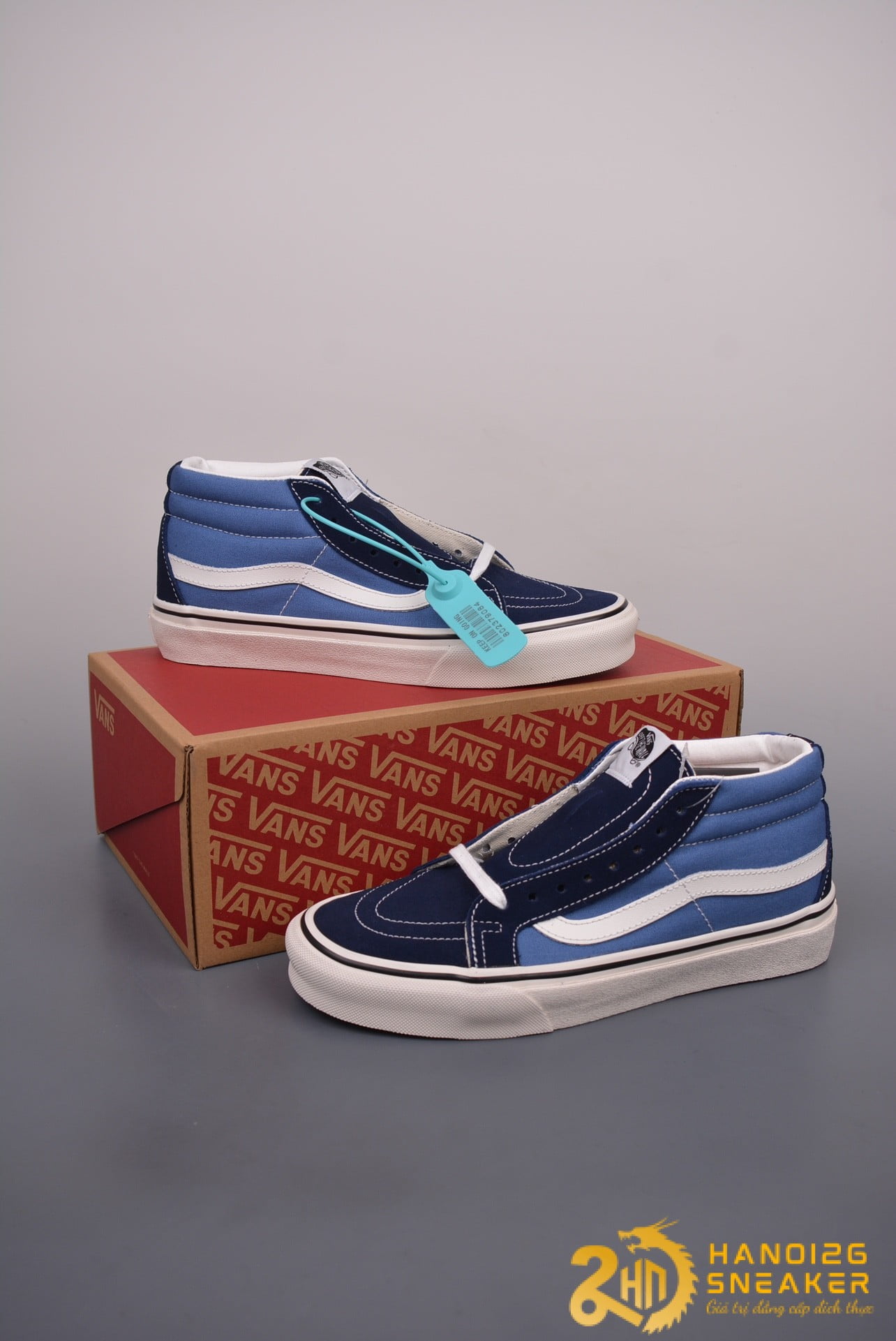 Giày Vans SK8-Mid Reissue Dark Blue Grey VN0A391F5TU