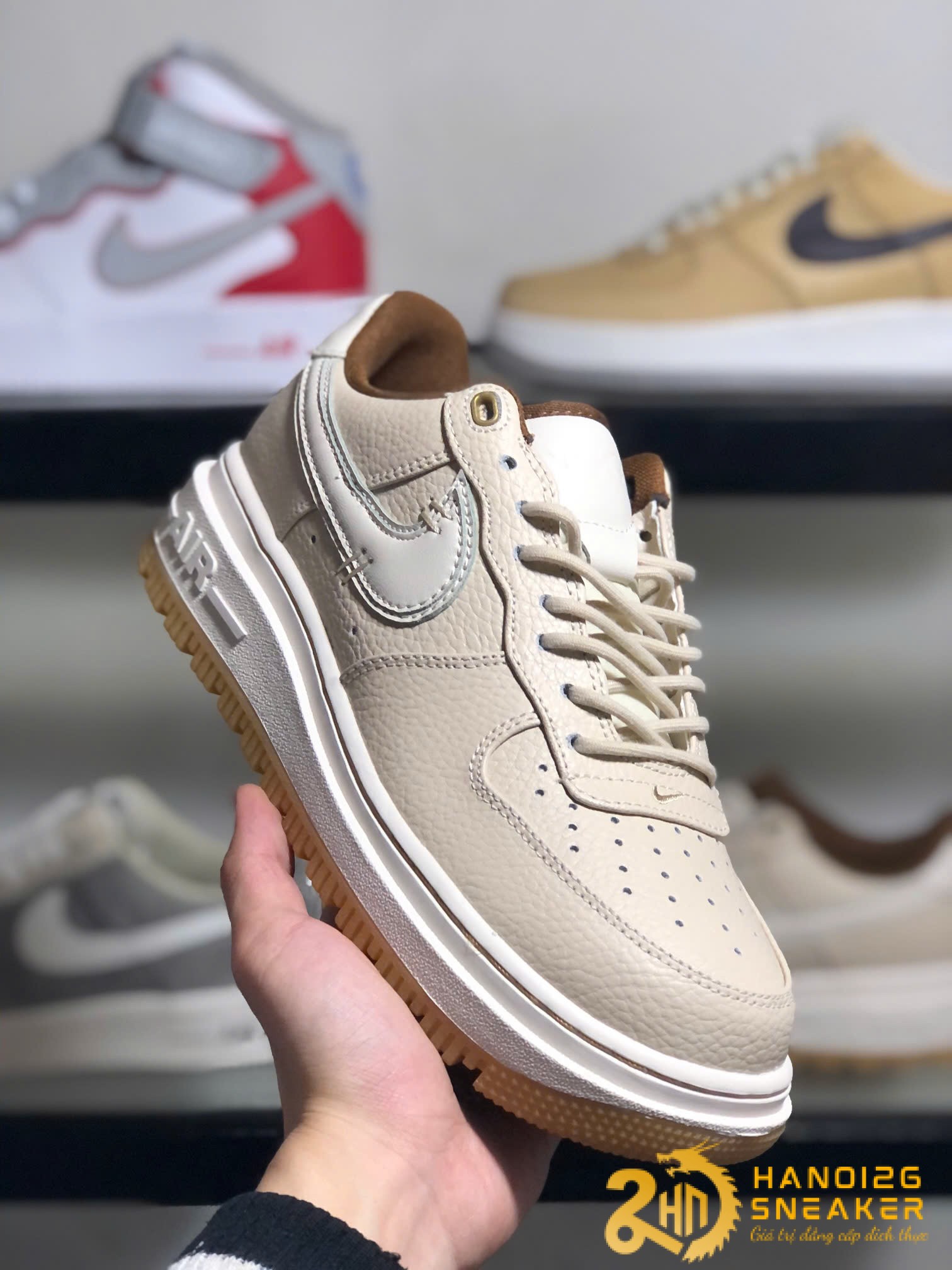 Giày Nike Air Force 1 Luxe Pecan DB4109 200 (6)
