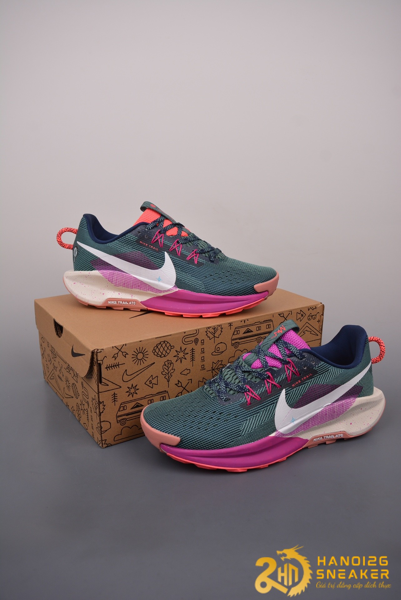 Giày Nike React Pegasus Trail 5 Green Frost DV3864-401