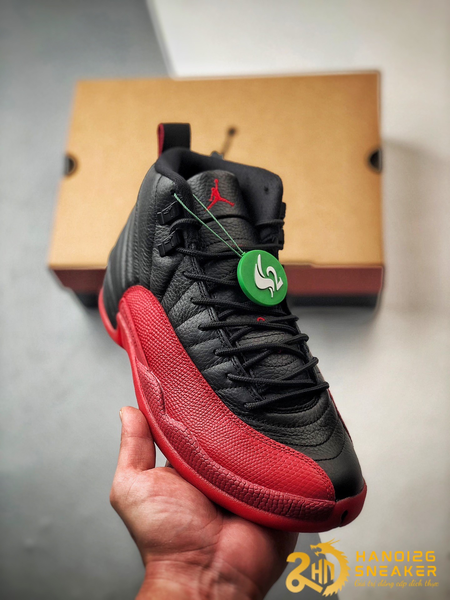 Giày Nike Air Jordan 12 Retro Flu Game 2016 130690 002 (5)