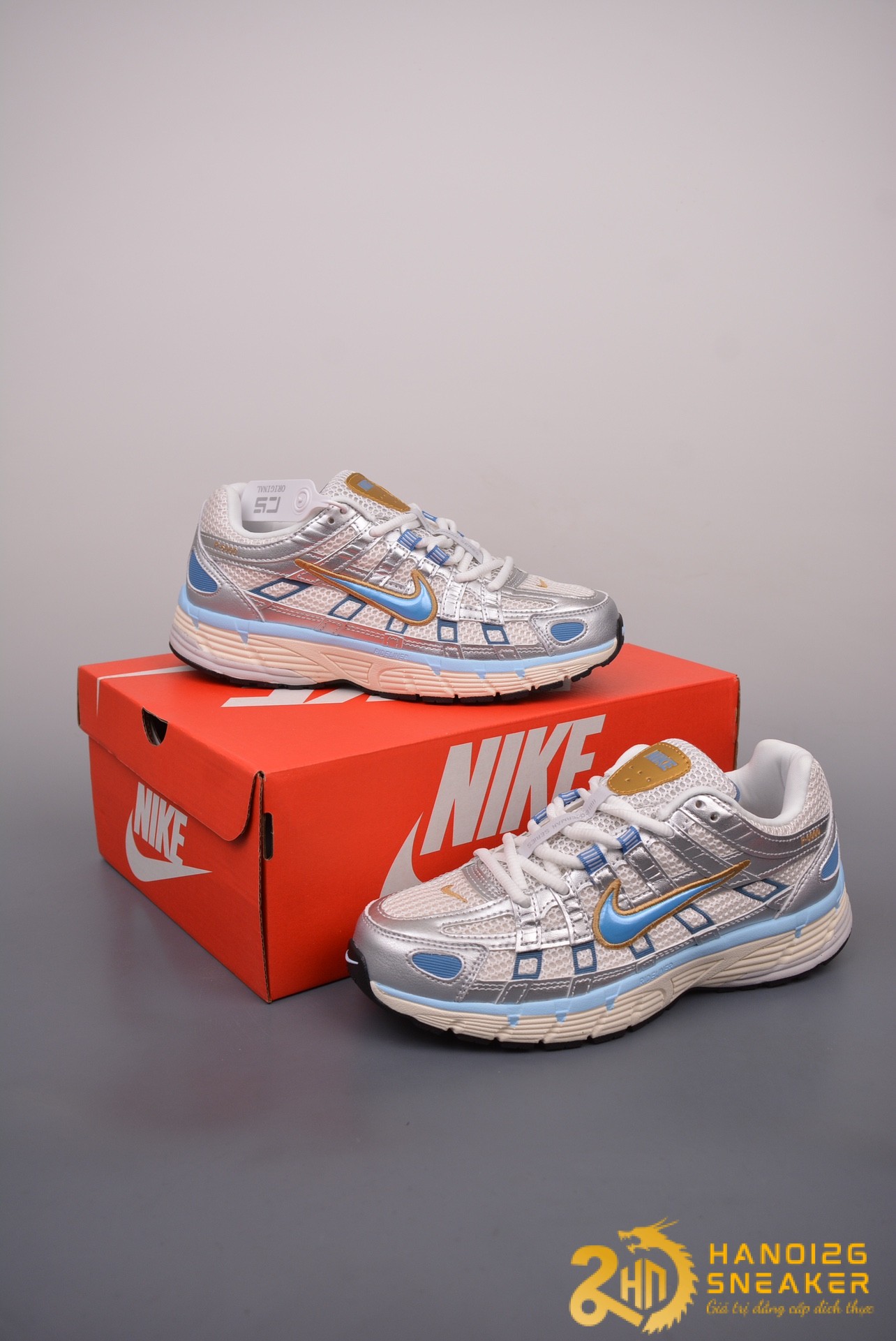 Giày Nike P-6000 Metallic Silver Aegean Storm HJ7246-100
