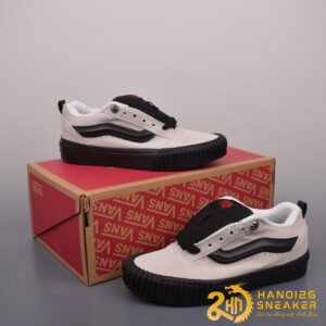 Giày Vans Knu Skool Halloween In the Shadows White Black