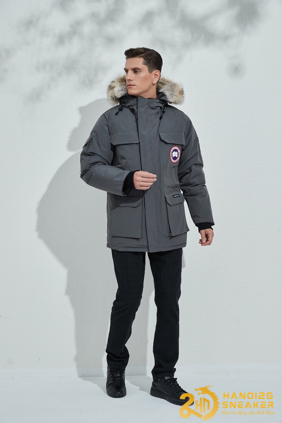 Áo Canada Goose Citadel Parka Grey 4567M 61 (1)