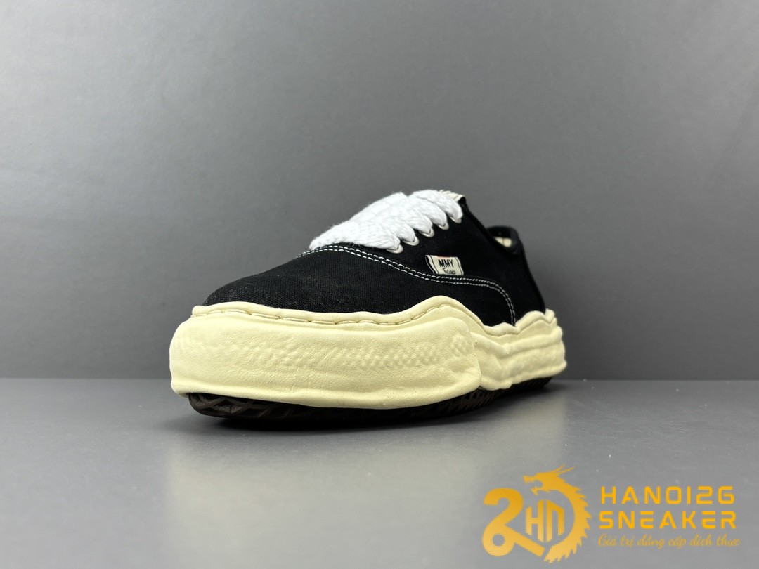 Giày Mihara Yasuhiro Baker OG Sole Vintage Canvas Low Black (2)