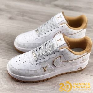 Giày Nike Air Force 1 07 Low Lv White Brown Grey DR9868 300 (1)