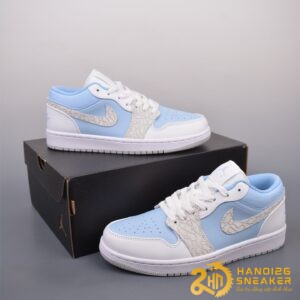 Giày Nike Air Jordan 1 Low Blue Tint Elephant Print IB7692-400