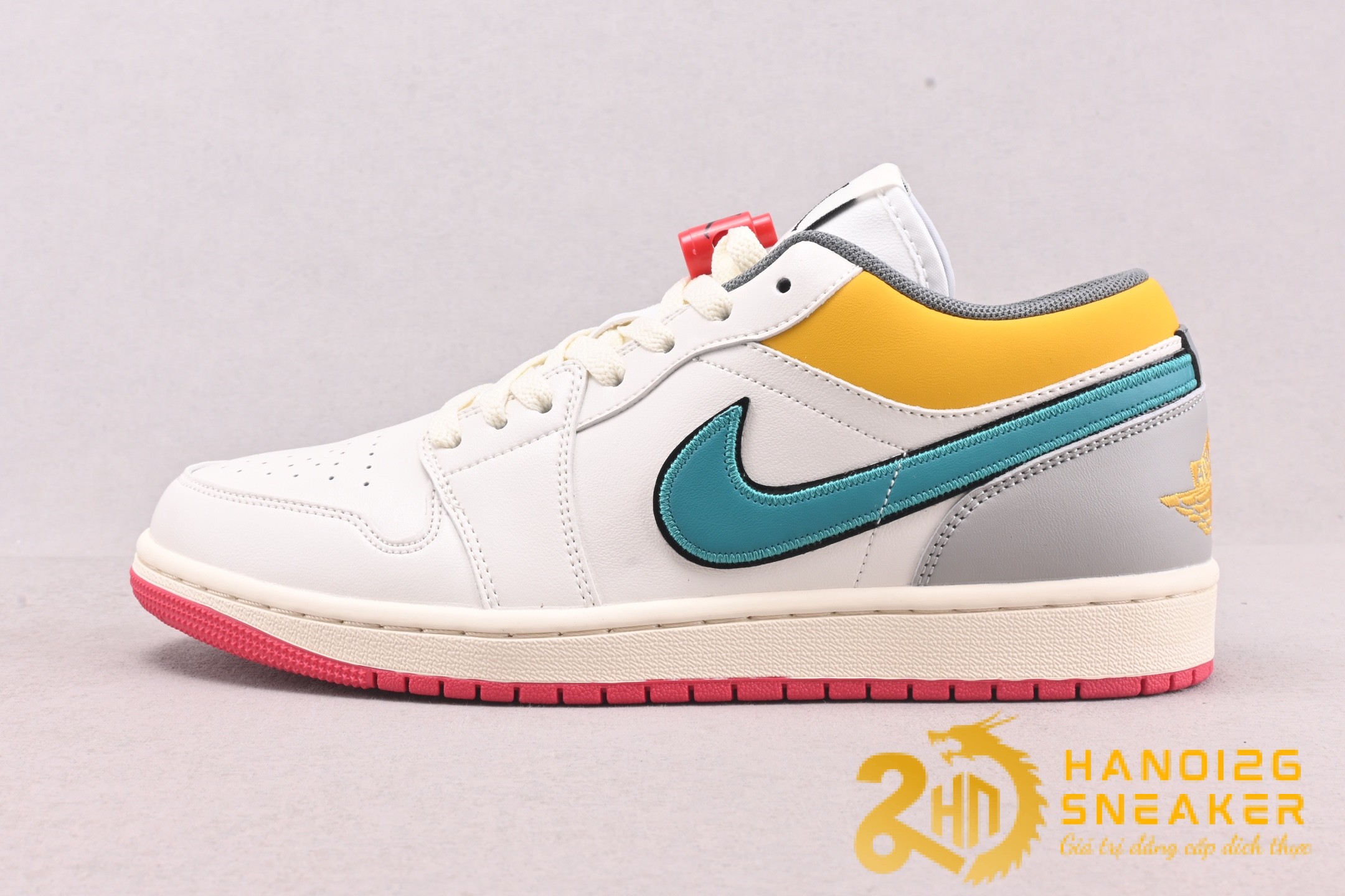 Giày Nike Air Jordan 1 Low Premium Sail Yellow Ochre