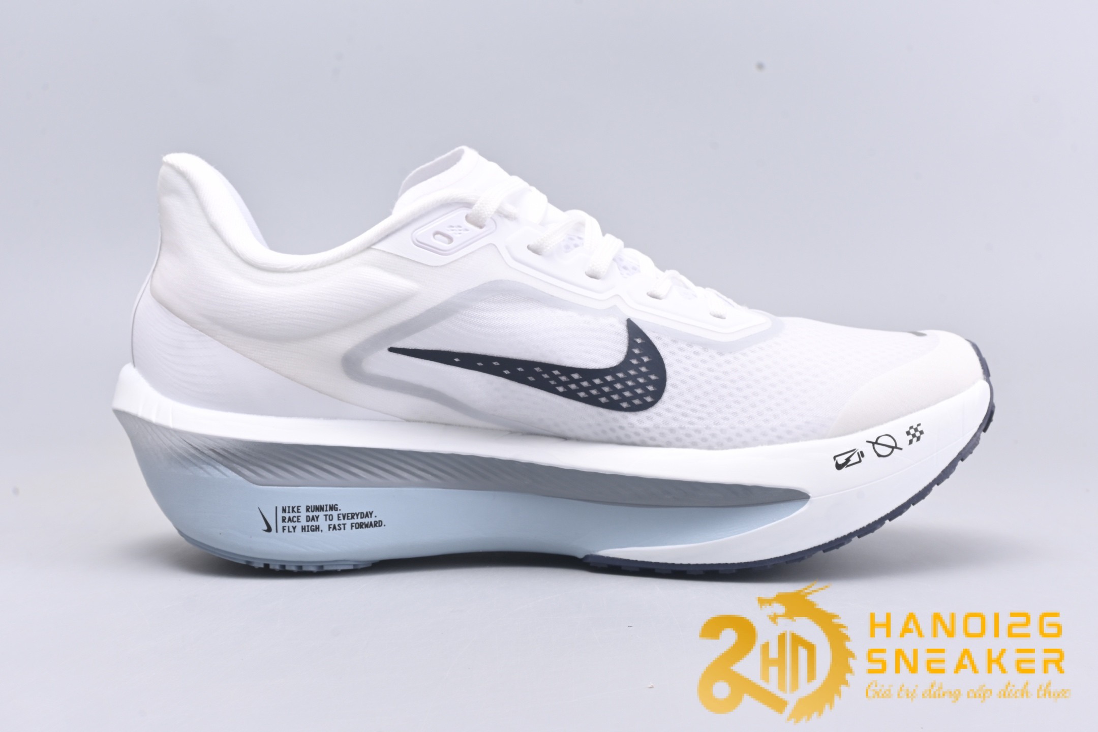 Giày Nike Zoom Fly 6 White Pure Platinum Obsidian Mist Gridiron (1)