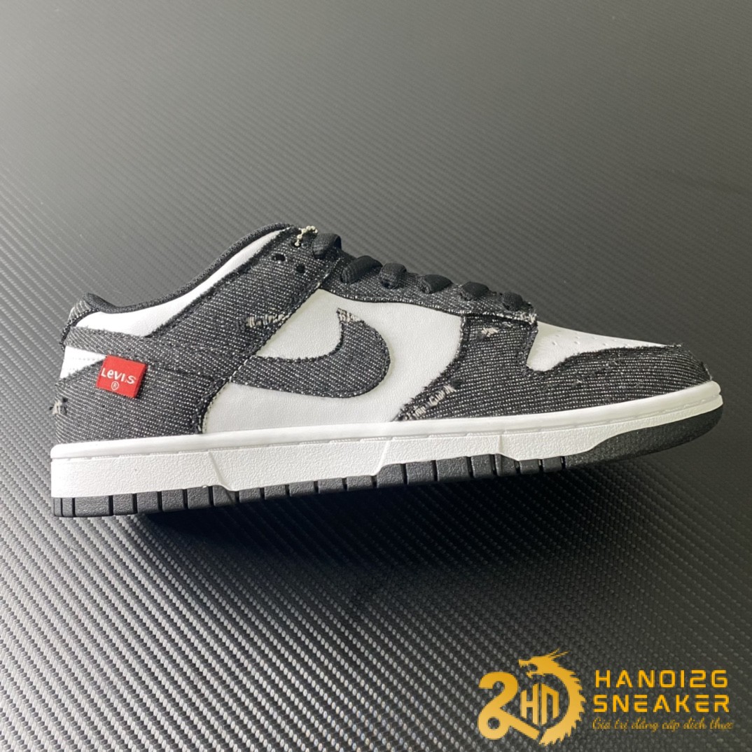 Giày Nike SB Dunk Low Levis Denim Black White LE0021-006
