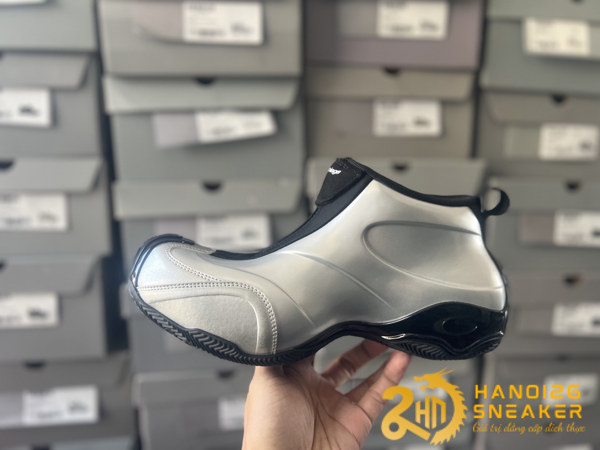 Giày Balenciaga Basketball 19th Generation Silver