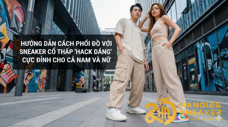 Hướng Dẫn Cách Phối Đồ Với Sneaker Cổ Thấp “Hack Dáng” Cực Đỉnh Cho Cả Nam Và Nữ