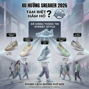 Xu hướng sneaker 2026: Tạm biệt hầm hố? Top 5 mẫu giày ‘Đế Mỏng’ thống trị Street Style