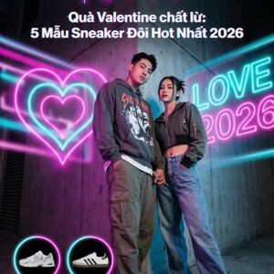 Top 5 Mẫu Giày Đôi Sneaker Đẹp “Cực Ngọt” Làm Quà Tặng Valentine 2026